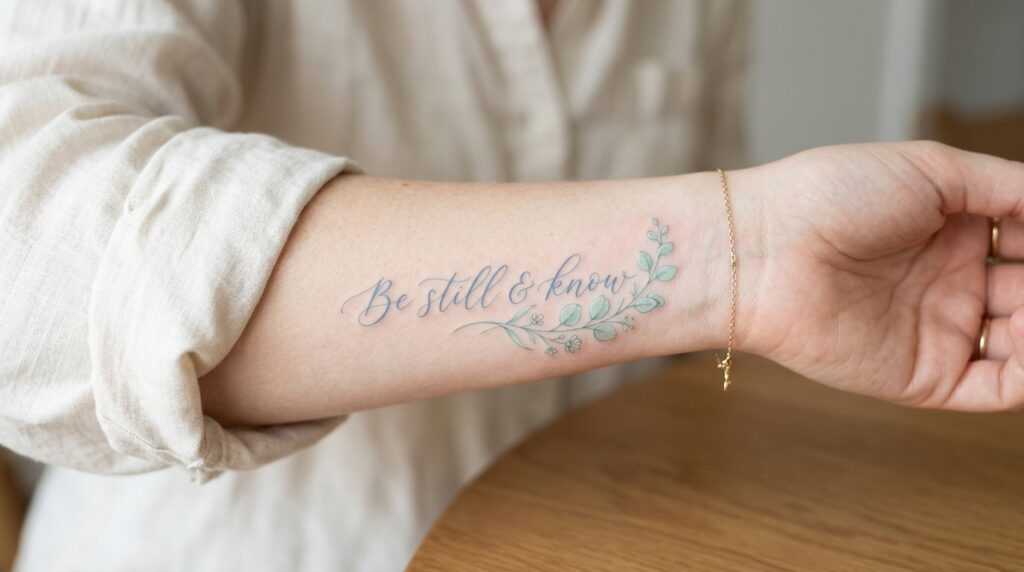 Short Bible Verse Tattoos for Females