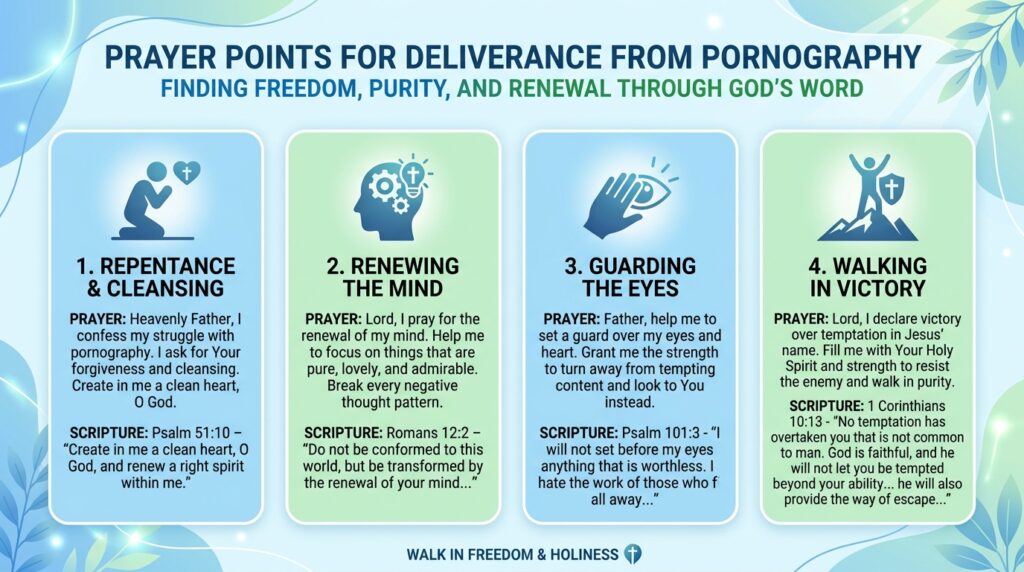 Pornography Prayer Points with Scriptures