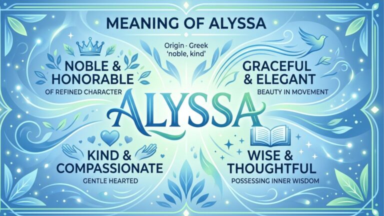 Alyssa Meaning