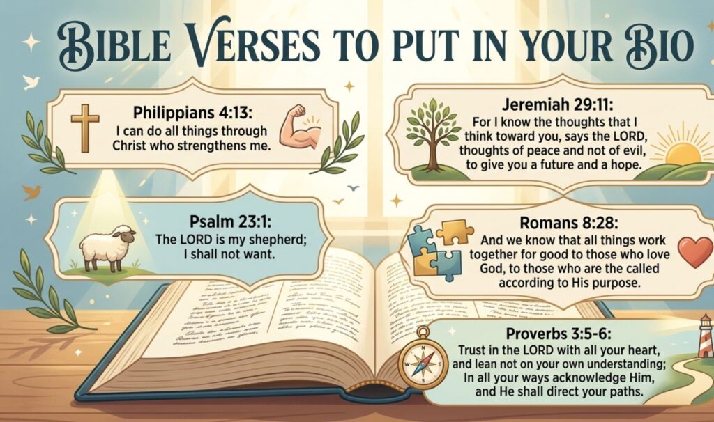 bible verses to put in your bio