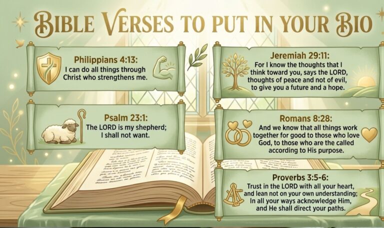 bible verses to put in your bio