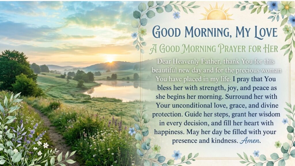 Good Morning Prayer for Her