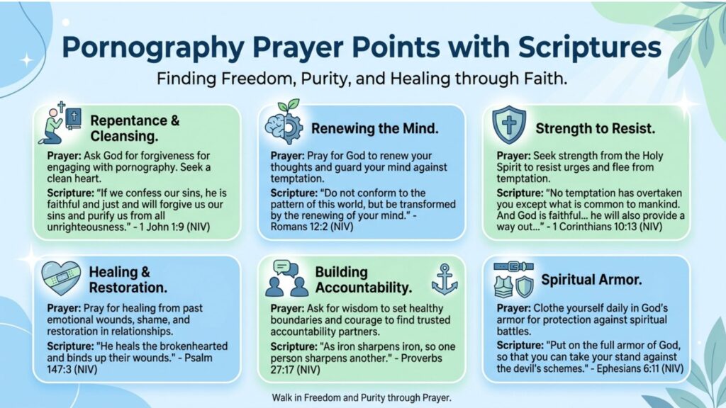 Pornography Prayer Points with Scriptures