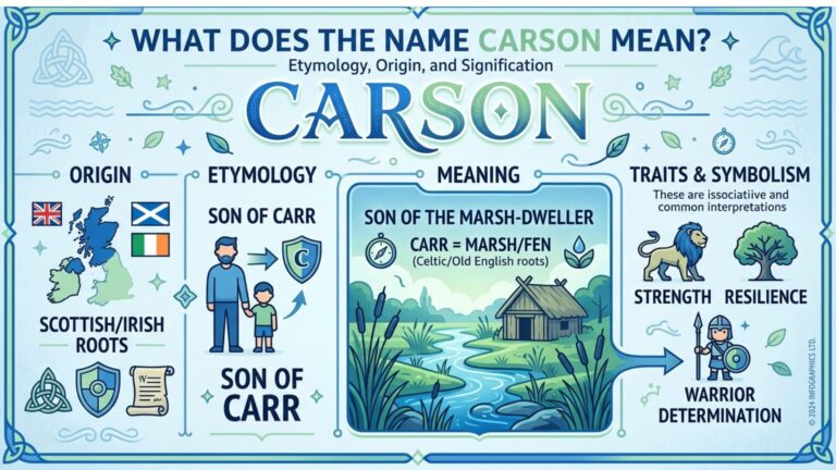 What Does the Name Carson Mean