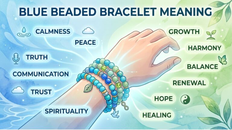 Blue Beaded Bracelet Meaning