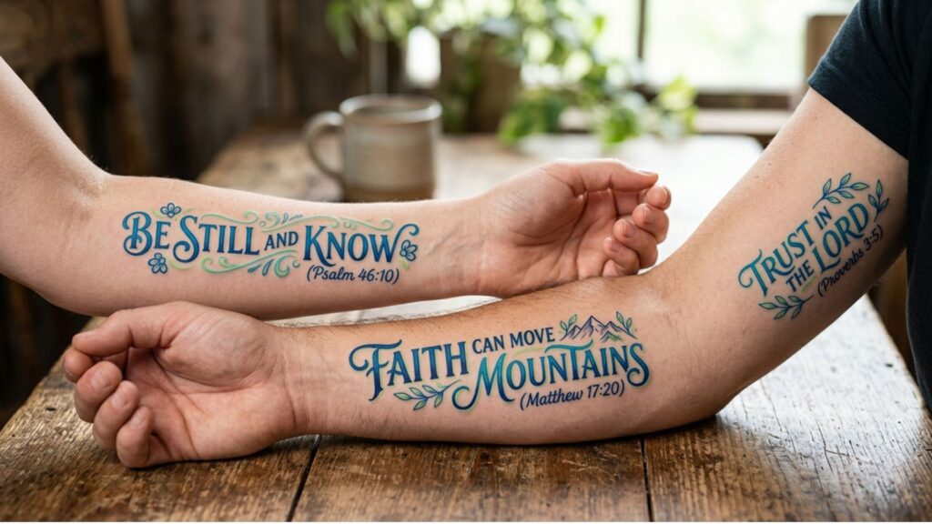 Short Bible Verse Tattoos
