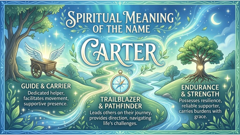 Spiritual Meaning of the Name Carter