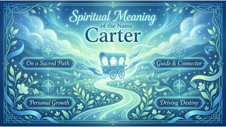 Spiritual Meaning of the Name Carter