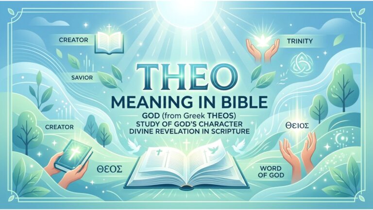 Theo Meaning in Bible