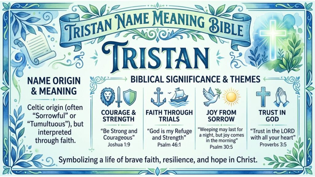 Tristan Name Meaning Bible
