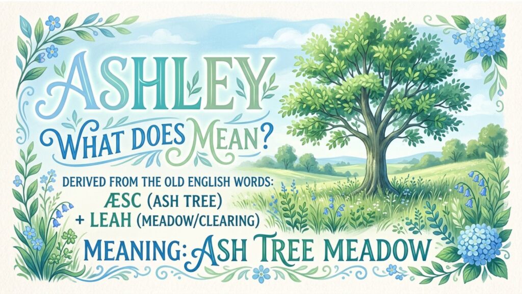 What Does Ashley Mean
