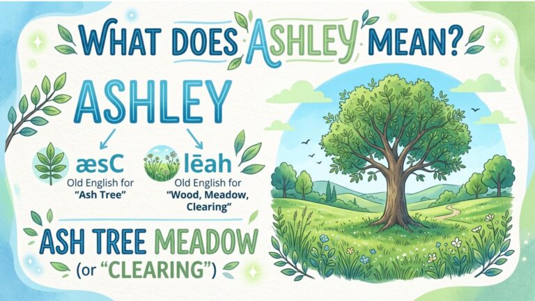 What Does Ashley Mean