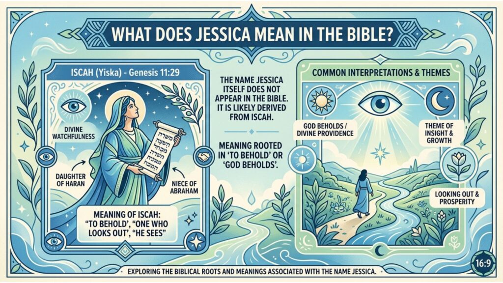 What Does Jessica Mean in the Bible?
