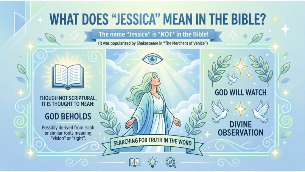 What Does Jessica Mean in the Bible?