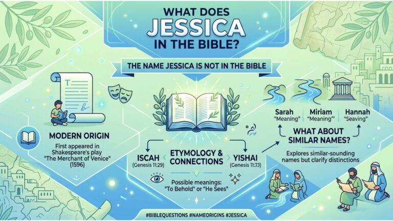 What Does Jessica Mean in the Bible?