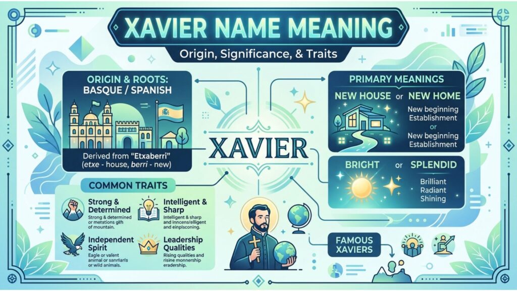 Xavier Name Meaning 