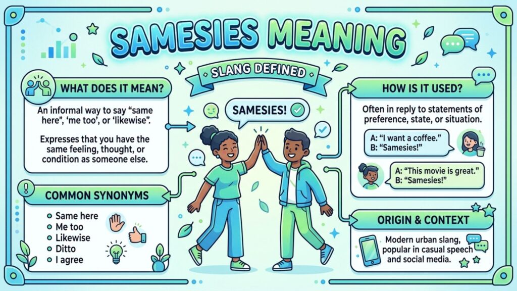 Samesies Meaning