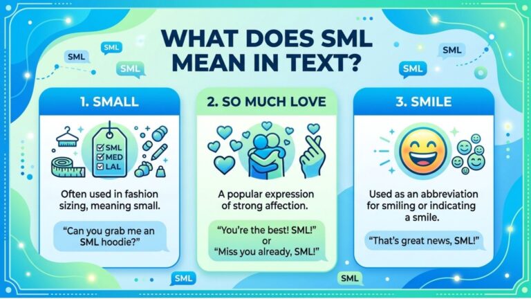 What Does SML Mean in Text?
