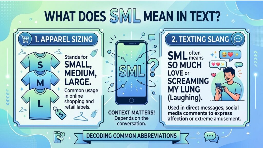 What Does SML Mean in Text?