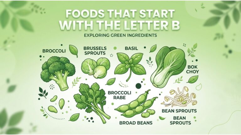 Foods That Start With The Letter B