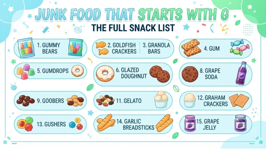 Junk Food That Starts With G