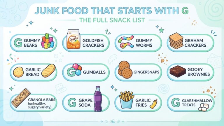 Junk Food That Starts With G: The Full Snack List