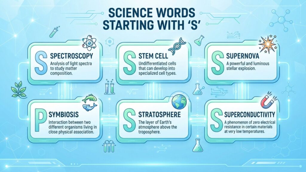 S Science Words
