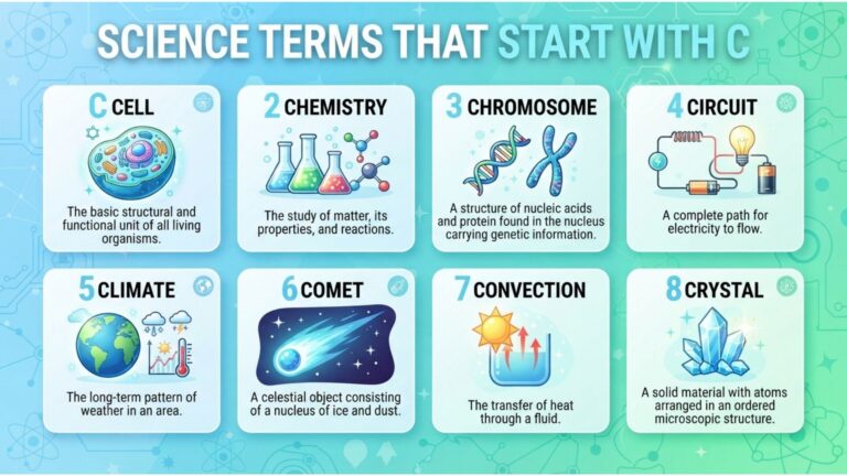Science Terms That Start With C