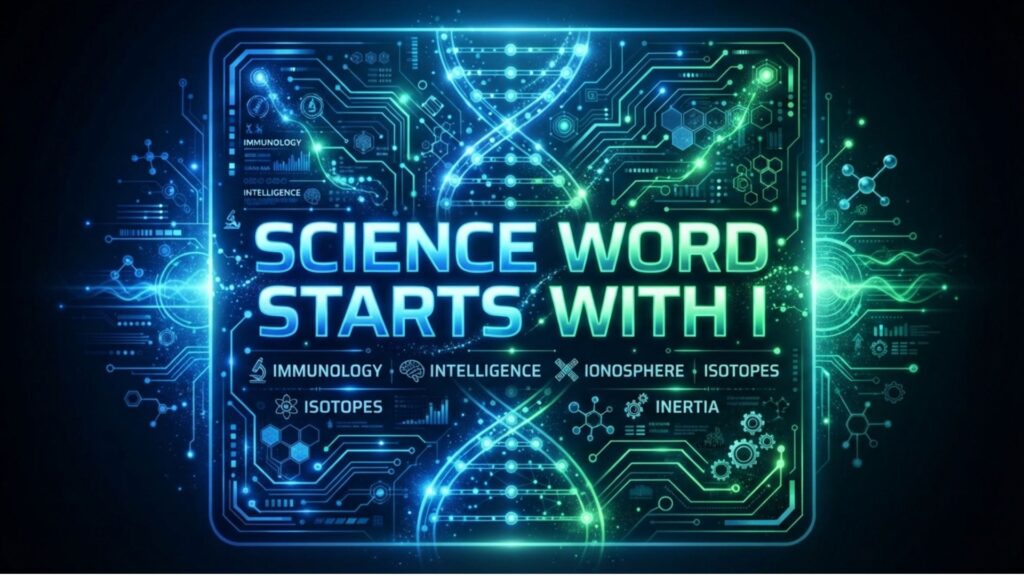 Science Word That Starts With I