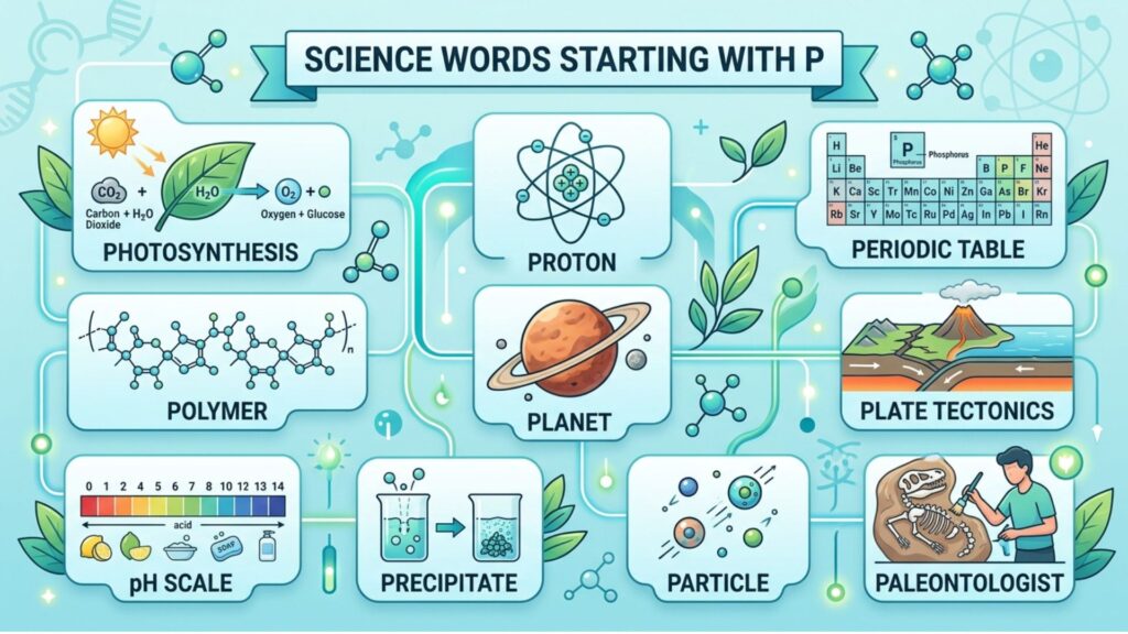 Science Words That Start With P