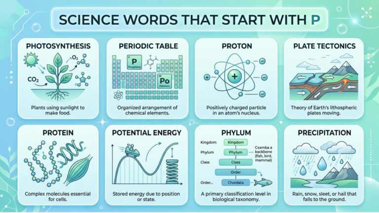 Science Words That Start With P